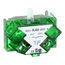 600VAC 10A 1NO Silver Alloy Screw Terminal Electrical Switch Contact Block For Harmony 9001K, 9001KA6