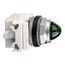 120V Round Lens LED Pilot Light With Screw Clamp Connector (Green), 9001KP38LGG9