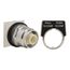30mm Mounting Hole Dia. Maintained (MA) & Momentary (MO) Round Nonilluminated Push-Button Switch (Black), 9001KQ13B
