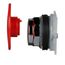 30mm Mounting Hole Dia. Momentary (MO) 600V Push-Button Switch, 9001KR5R