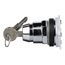 3-Position Maintained (MA) 600V Cam C Keyed With Key Withdrawal In Any Position, NEMA 1, 2, 3, 3R, 4, 6, 12 & 13 Selector Switch (Black), 9001KS43K10