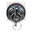 3-Position Maintained (MA) 600V Cam C Keyed With Key Withdrawal In Any Position, NEMA 1, 2, 3, 3R, 4, 6, 12 & 13 Selector Switch (Black), 9001KS43K10