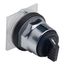 3-Position Maintained (MA) 600V Cam D Knob & Push Button NEMA 1, 2, 3, 3R, 4, 6, 12 & 13 Selector Switch (Black), 9001KS44B