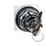 3-Position Maintained (MA) 600V Keyed With Key Withdrawal In All Positions, NEMA 1, 2, 3, 3R, 4, 6, 12 & 13 Selector Switch (Black), 9001KS46K10