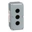 3-Hole 30mm Hole Dia. Aluminum NEMA 1, 3, 4, 6, 12 & 13 Pushbutton Switch Enclosure, 9001KY3