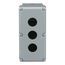 3-Hole 30mm Hole Dia. Aluminum NEMA 1, 3, 4, 6, 12 & 13 Pushbutton Switch Enclosure, 9001KY3