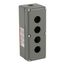 4-Hole 30mm Hole Dia. Aluminum NEMA 1, 3, 4, 6, 12 & 13 Pushbutton Switch Enclosure, 9001KY4