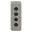4-Hole 30mm Hole Dia. Aluminum NEMA 1, 3, 4, 6, 12 & 13 Pushbutton Switch Enclosure, 9001KY4