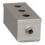 3-Hole 30mm Hole Dia. Stainless Steel NEMA 1, 3, 4, 4X & 12 Pushbutton Switch Enclosure, 9001KYSS3