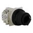 2-Position Maintained (MA) 600VAC 10 Amp Knob & Push Button NEMA 1, 2, 3, 3R, 4, 4X, 6, 12 & 13 Selector Switch (Black), 9001SKS11BH13