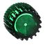 110-120 VAC 50/60 Hz Transformer Round Lens Corrosion, Dust And Oil Resistant Press-To-Test Indicating Light With Screw Clamp Connector, 9001SKT1