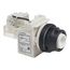 120 VAC 54mm x 42mm Round Lens LED Vibration Resistant Pilot Light With Screw Clamp Connector (Red), 9001SKT1LRR31