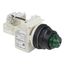 110-120 VAC 50/60 Hz Transformer Round Lens Corrosion, Dust And Oil Resistant Press-To-Test Indicating Light With Screw Clamp Connector (Red), 9001SKT1R31