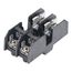2 Pole Surface Mount Fuse Holder, for CC Class Fuses (30A, 600V), 9080FB2611CC