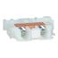 36" Steel Terminal Block Mounting Track, 9080GH136