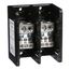 2 Pole Phenolic Power Distribution Block (270A Aluminum, 350A Copper, 600VAC, 2 Primary Connection), 9080LBA263206