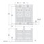2 Pole Phenolic Power Distribution Block (270A Aluminum, 350A Copper, 600VAC, 2 Primary Connection), 9080LBA263206