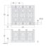 3 Pole Phenolic Power Distribution Block (250A Aluminum, 310A Copper, 600VAC, 1 Primary Connection), 9080LBA363101