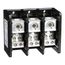 3 Pole Phenolic Power Distribution Block (310A Aluminum, 380A Copper, 600VAC, 1 Primary Connection), 9080LBA365106