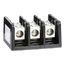 3 Pole Phenolic Power Distribution Block (620A Aluminum, 760A Copper, 600VAC, 2 Primary Connection), 9080LBA3652021