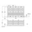 3 Pole Phenolic Power Distribution Block (620A Aluminum, 760A Copper, 600VAC, 2 Primary Connection), 9080LBA365212