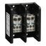 2 Pole Phenolic Power Distribution Block (350A Copper, 600VAC, 2 Primary Connection), 9080LBC263206