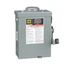 30A Fusible General Duty Safety Switch, 2 Pole, NEMA 3R Enclosure w/ Bolt on Hub Provision and Neutral (240VAC)