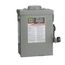 30A Non-Fused General Duty Safety Switch, 3 Pole, NEMA 3R Enclosure w/ Bolt on Hub Provision (240VAC)
