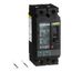 2 Pole Panel Mount Molded Case Circuit Breaker, Thermal Magnetic Trip (20A, 250VDC/600VAC), HDL26020