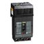 2 Pole Panel Mount Molded Case Circuit Breaker, Thermal Magnetic Trip (50A, 250VDC/600VAC), HDL26050