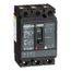 3 Pole Panel Mount Molded Case Circuit Breaker, Thermal Magnetic Trip (25A, 250VDC/600VAC), HGL36025