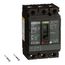 3 Pole Panel Mount Molded Case Circuit Breaker, Thermal Magnetic Trip (70A, 250VDC/600VAC), HGL36070