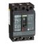 3 Pole Panel Mount Molded Case Circuit Breaker, Thermal Magnetic Trip (70A, 250VDC/600VAC), HGL36070