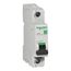 16 Amp 440 VAC 1-Pole DIN Rail Mounted Magnetic Trip Miniature Circuit Breaker, 18-4 AWG, 76mm Deep x 81mm High x 18mm Wide, M9F11116