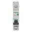 16 Amp 440 VAC 1-Pole DIN Rail Mounted Magnetic Trip Miniature Circuit Breaker, 18-4 AWG, 76mm Deep x 81mm High x 18mm Wide, M9F11116