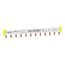 16 Amp 440 VAC 1-Pole DIN Rail Mounted Magnetic Trip Miniature Circuit Breaker, 18-4 AWG, 76mm Deep x 81mm High x 18mm Wide, M9F11116