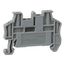 1-Pole 500V 6.3 Amp -40 To 266°F DIN Rail Mount Polyamide Fused Terminal Block With 12-30V LED Indicator, 3 Contacts, 26 To 10 AWG, 56-1/2mm High, NSYTRV42SF5LD