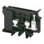 1-Pole 500V 10 Amp -40 To 266°F DIN Rail Mount Polyamide Fused Terminal Block, 3 Contacts, 26 To 8 AWG, 60-1/2mm High, NSYTRV42SF6