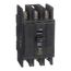 3 Pole Panel Mount Miniature Circuit Breaker (45A, 120/240VAC, 10kA), QOU345