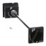 Circuit Breaker Rotary Handle, Door Mounted, Black, for PowerPacT L Frame, S32598