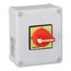 Cam & Disconnect Switch, Enclosed (3 Phase, 3 Pole), 5-63/64" OAH x 4.8" OAW, VC2GUN