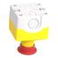 Turn-To-Release NC 1-Operator Mushroom Head, No Legend, NEMA 1, 3, 3R, 4, 12 & 13 Push-Button Control Station (Red), XALACS1