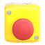 Turn-To-Release NC 1-Operator Mushroom Head, No Legend, NEMA 1, 3, 3R, 4, 12 & 13 Push-Button Control Station (Red), XALACS1