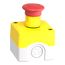 Turn-To-Release NC 1-Operator Mushroom Head, No Legend, NEMA 1, 3, 3R, 4, 12 & 13 Push-Button Control Station (Red), XALACS1