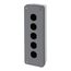 5-Hole 22mm Hole Dia. Polycarbonate NEMA 4X & 13 Pushbutton Switch Enclosure, XALD05H7