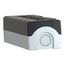 5-Hole 22mm Hole Dia. Polycarbonate NEMA 4X & 13 Pushbutton Switch Enclosure, XALD05H7