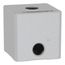 1-Hole 1.58" Hole Dia. Zinc Alloy NEMA 4 & 13 Pushbutton Switch Enclosure, 3.15" High x 3.15" Wide x 3.03" Deep, XAPG19501