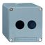 2-Hole 1.58" Hole Dia. Zinc Alloy NEMA 4 & 13 Pushbutton Switch Enclosure, 5.12" High x 3.15" Wide x 2.03" Deep, XAPG29202