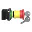 22mm Mounting Hole Dia. Maintained (MA) & Momentary (MO) NC/NO Push-Button Switch, XB5AS9445