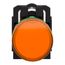 24 VAC/VDC 50/60 Hz 30mm Round Lens LED Vibration And Water Resistant Pilot Light With Screw Clamp Connector (Orange), XB5AVB5